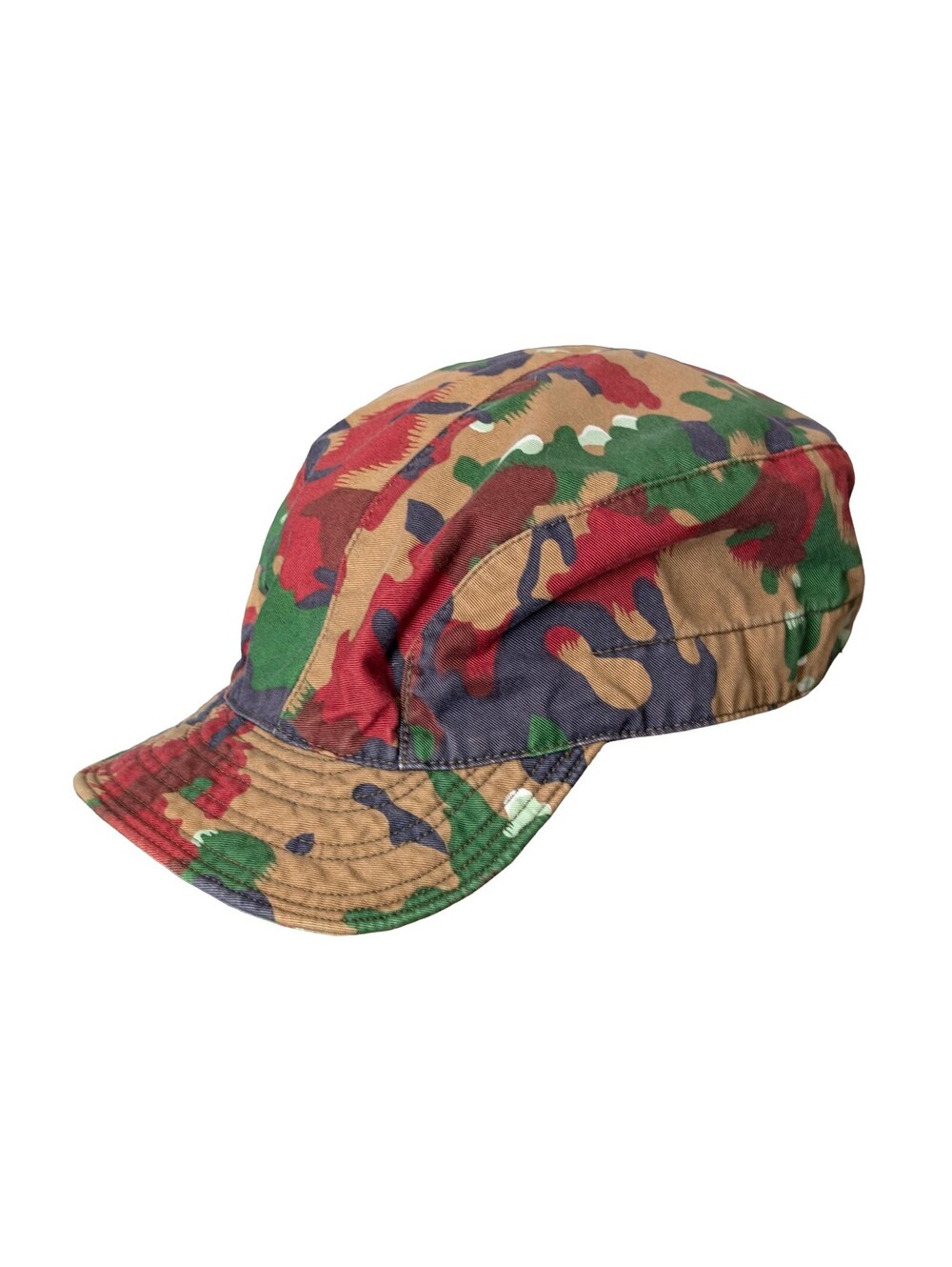 Vintage Swiss Army M83 Alpenflage Camo Field Cap - L/XL
